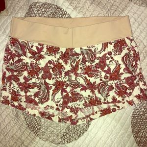 Loft maternity linen shorts